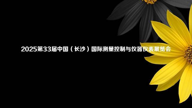 2025第33届中国（长沙）国际测量控制与仪器仪表展览会