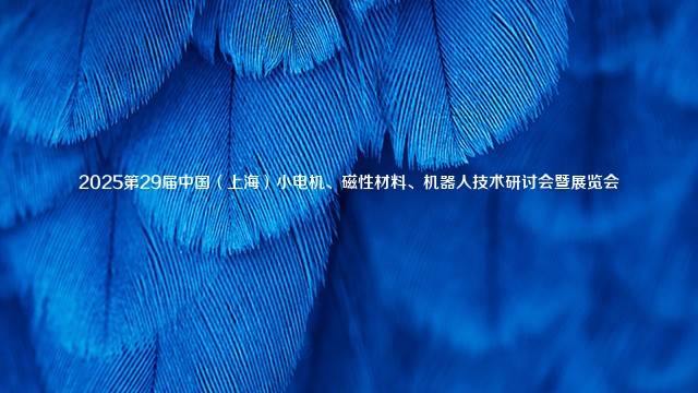 2025第29届中国（上海）小电机、磁性材料、机器人技术研讨会暨展览会