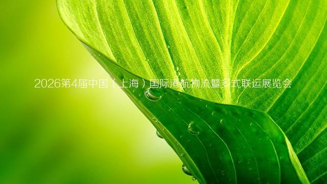2026第4届中国（上海）国际港航物流暨多式联运展览会