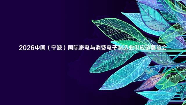 2026中国（宁波）国际家电与消费电子制造业供应链展览会