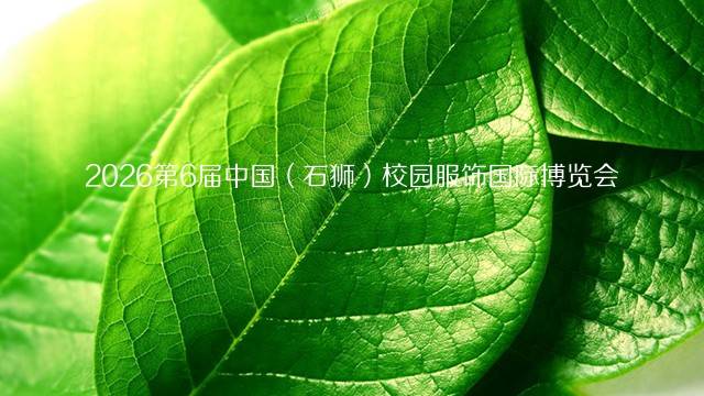 2026第6届中国（石狮）校园服饰国际博览会