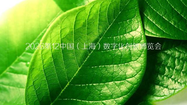 2026第12中国（上海）数字化创新博览会
