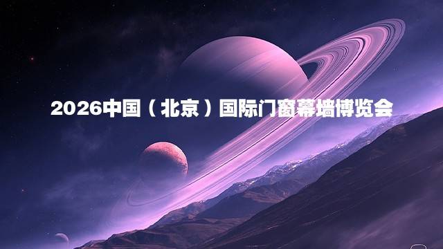 2026中国（北京）国际门窗幕墙博览会